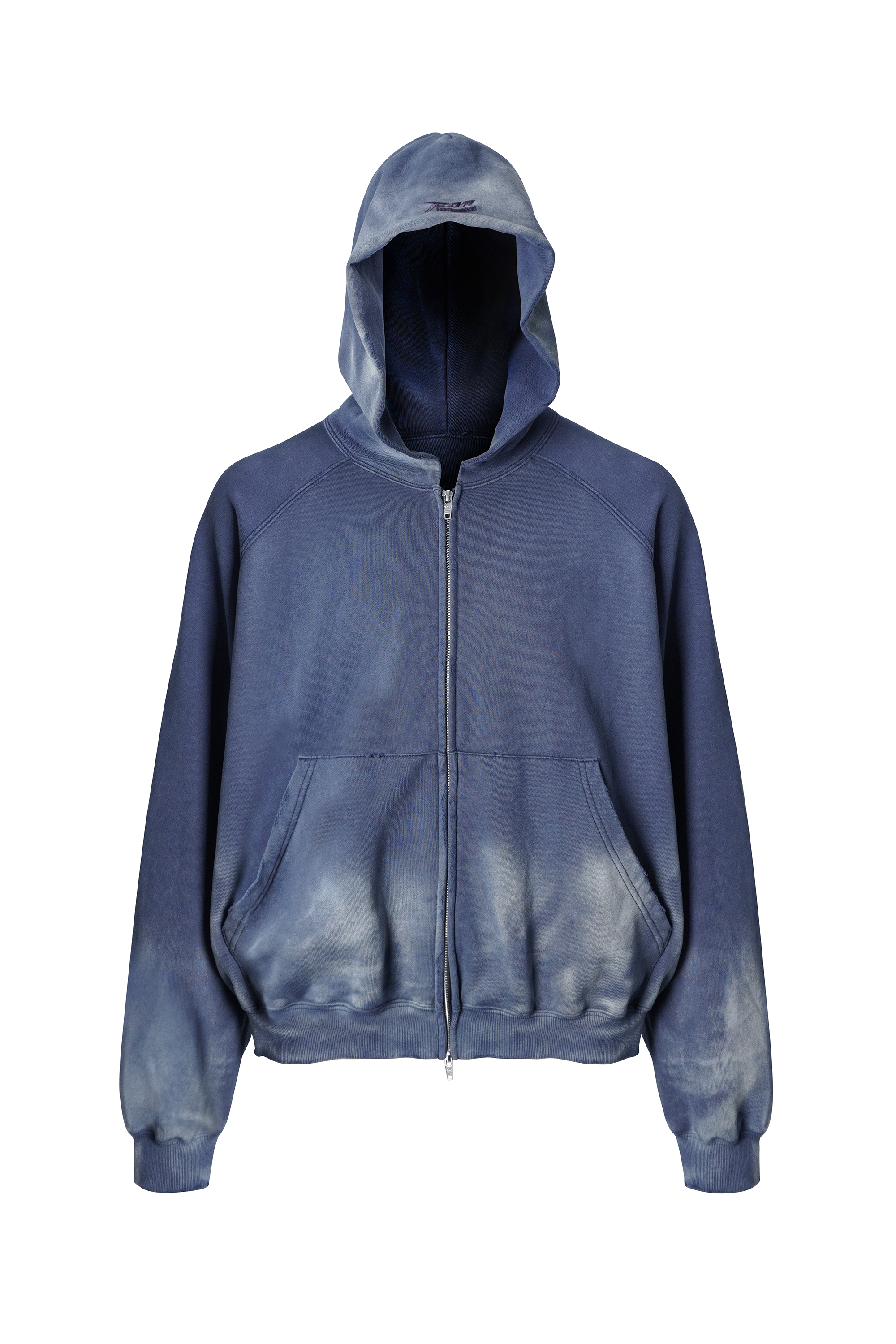 FAR WASHED HOODIE ZIP-UP_NAVY